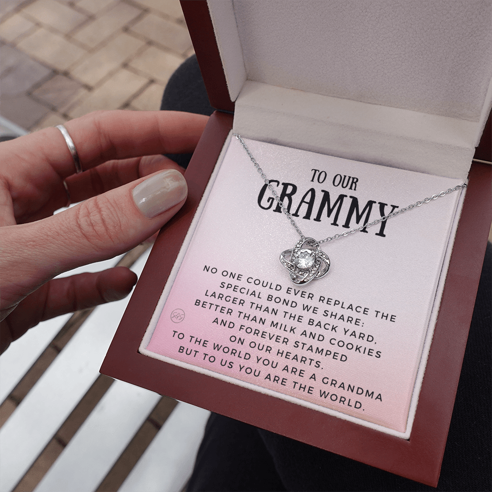 Gift for Grammy | Grandmother Nickname, Grandma, Mother's Day Necklace, Birthday, Get Well, Missing You, Grammy Definition, Christmas, From Family Grandkids  Granddaughter Grandson 1118aK