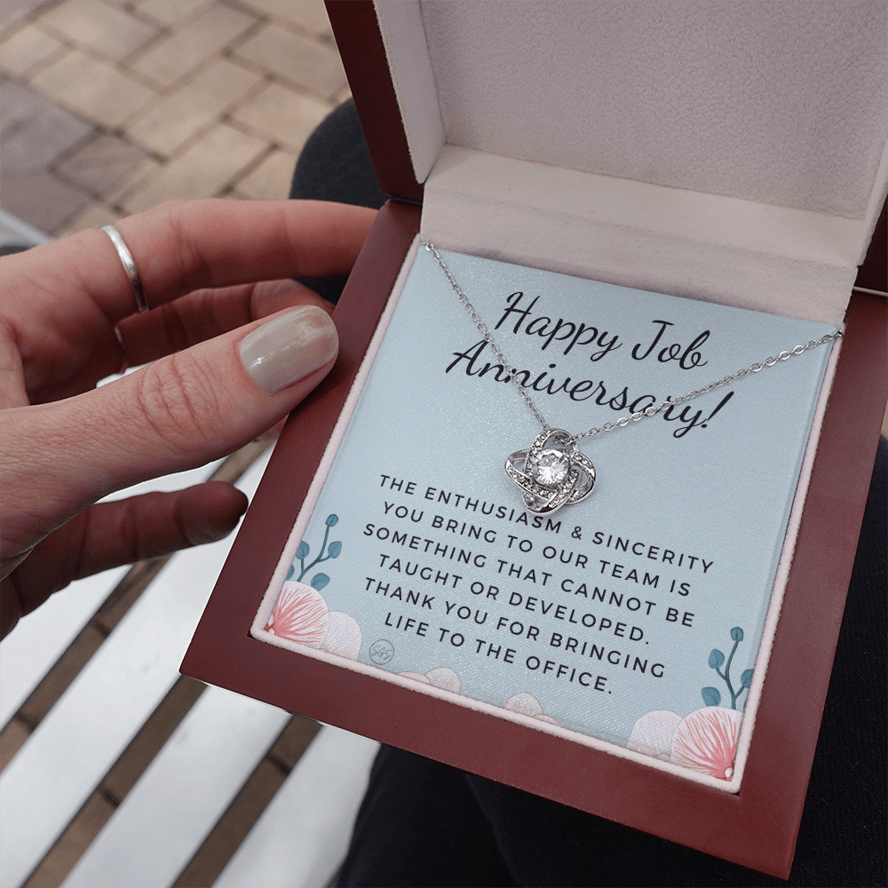 Happy Job Anniver. - Gift from Boss, Hustle, Congrats, Thank You Gift, Employee Appreciation, Work Anniversary, Small Business Gifts, Years of Service, Blue