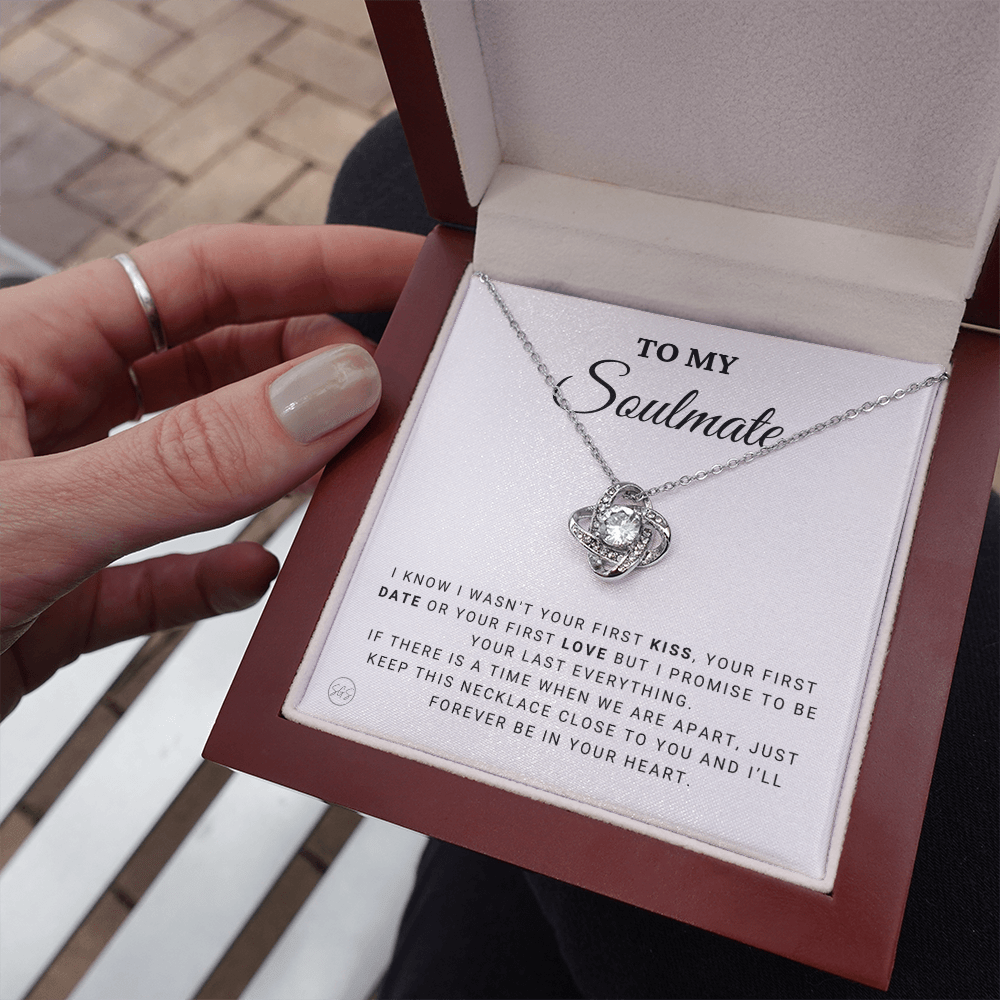 To My Soulmate | Be Your Last - Gift for Wife, for Girlfriend, Fiance, Future Wife, Anniversary Necklace for Her, Romantic Jewelry 0504cK