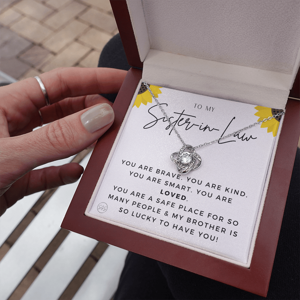 Sister-in-Law Gifts | Husband's Sister, Wife's Sister, Christmas Gift for Sister in Law, Birthday, Wedding, Future Sister Necklace 1103hKA
