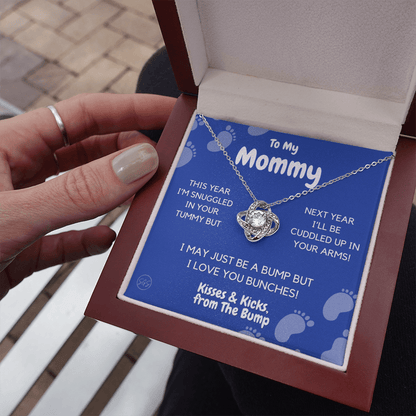 Baby to Mom Gift | Mother's Day Present from the Baby Bump, Mommy To Be Necklace, Gift for Expecting Mom From Baby Boy or Girl, New Mom 04K