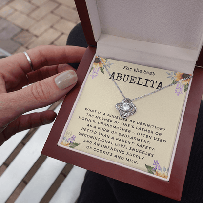 Gift for Abuelita | Grandmother Nickname, Grandma, Mother's Day Necklace, Birthday, Get Well, Missing You, Spanish, Christmas, From Family Grandkids  Granddaughter Grandson 1118dK