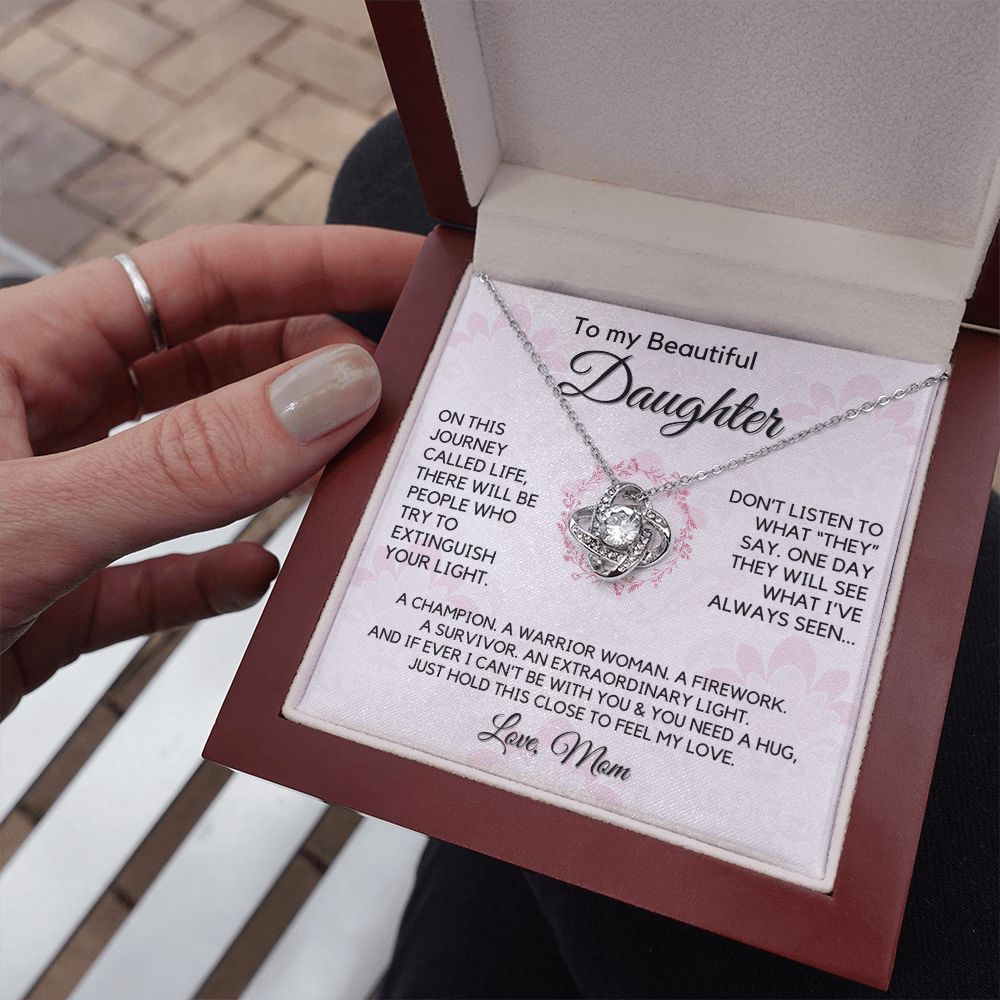 Gift for Daughter From Mom | My Beautiful Girl, Birthday, Graduation, Christmas Present, From Mother, Stepmom, Gift for Teen Girl, Adult Daughter, Adult Baptism, Confirmation, Mother's Day 1118-11K