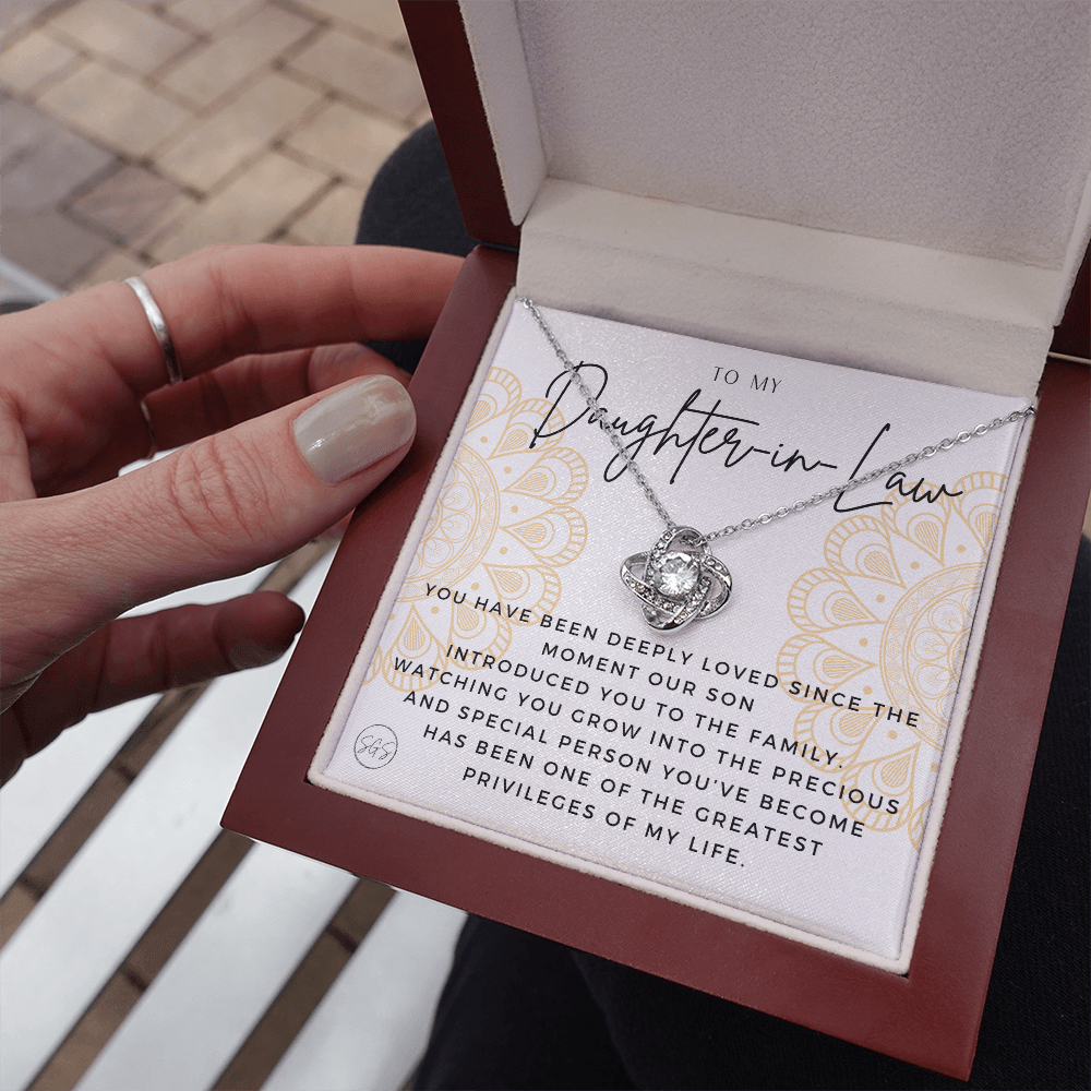 Daughter in Law Gift | Future DIL, Bonus Daughter, From Mother in Law, Father in Law, In Laws, For the Bride, Son's Wife, Fiance 1012DILfKA