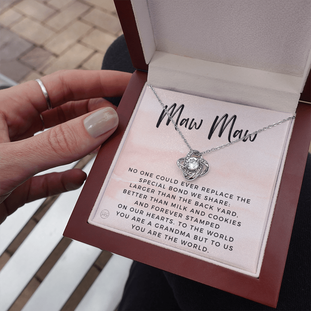 Gift for Maw Maw | Grandmother Nickname, Grandma, Mother's Day Necklace, Birthday, Get Well, Missing You, Maw Maw Definition, Christmas, From Family Grandkids  Granddaughter Grandson 1118aK