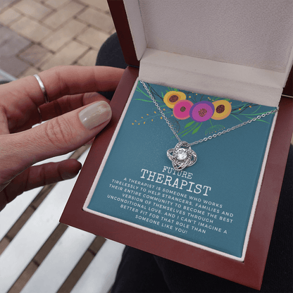 Future Therapist Gift | Graduation Necklace, Case Worker, Counselor, LCSW, Social Work, MSW Appreciation, School, Bachelor's Degree