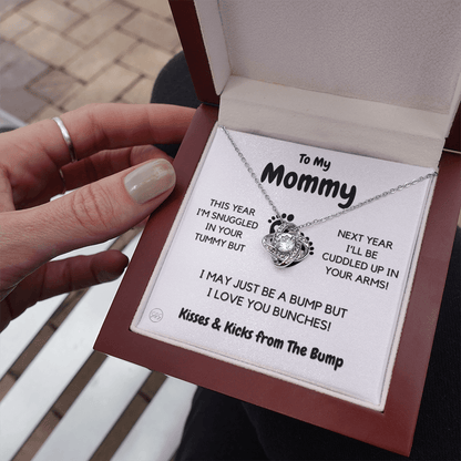 Baby to Mom Gift | Mother's Day Present from the Baby Bump, Mommy To Be Necklace, Gift for Expecting Mom From Baby Boy or Girl, New Mom 03K