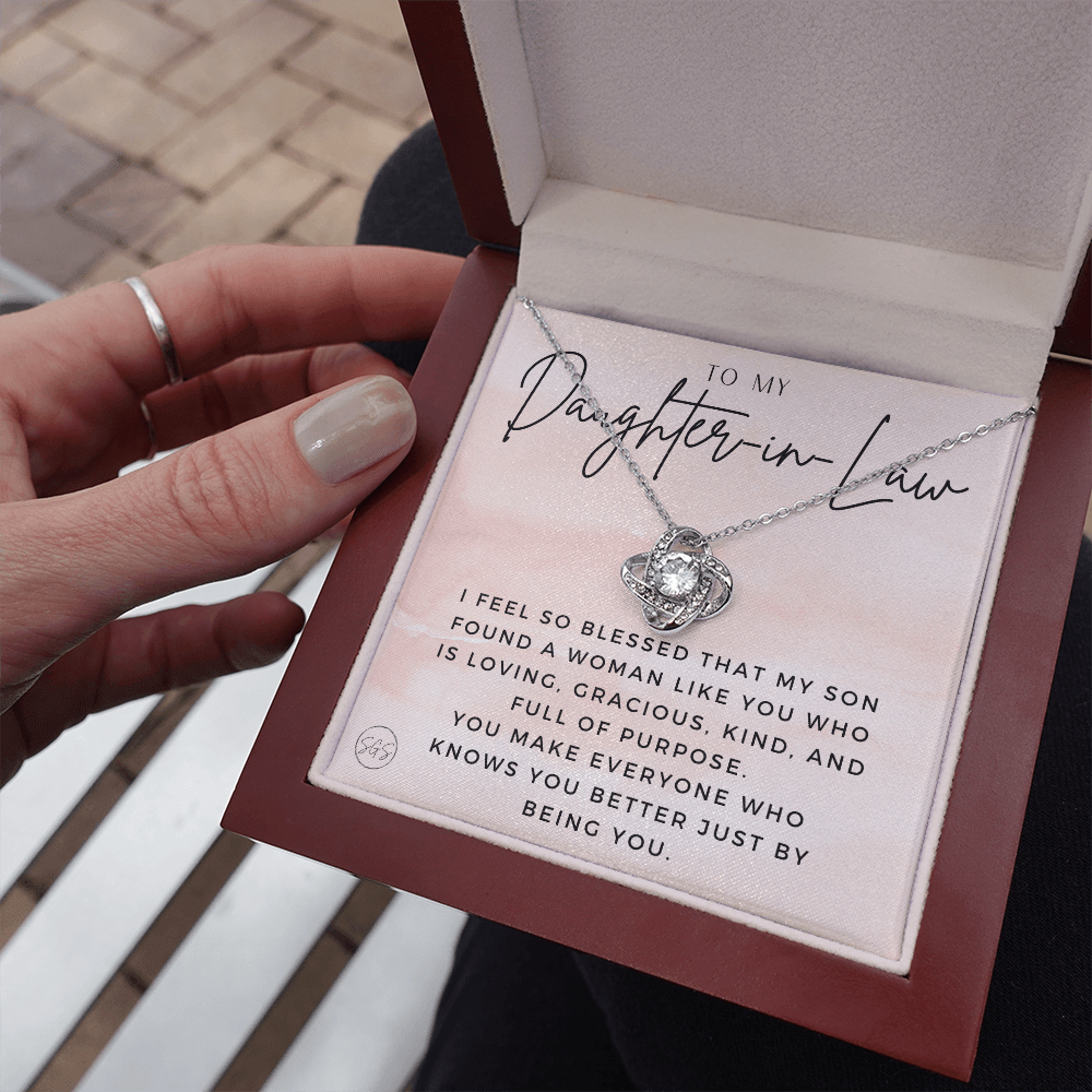 Daughter in Law Gift | Future DIL, Bonus Daughter, From Mother in Law, Father in Law, In Laws, For the Bride, Son's Wife, Fiance 1012DILaKA