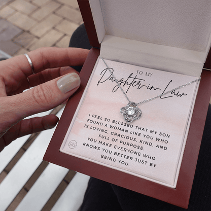 Daughter in Law Gift | Future DIL, Bonus Daughter, From Mother in Law, Father in Law, In Laws, For the Bride, Son's Wife, Fiance 1012DILaKA
