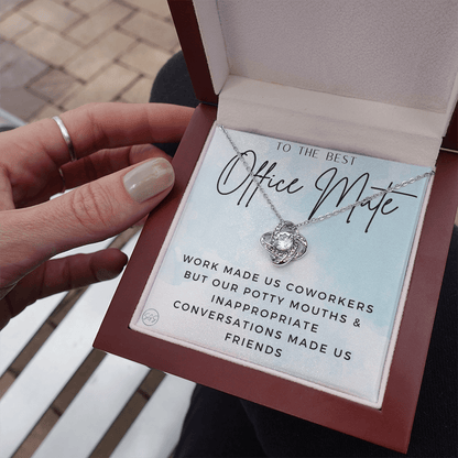 Office Mate Gift | Work Made Us Coworkers but Our Potty Mouths Made Us Friends, Office Bestie, Funny Christmas Gift, Cubicle 1111ombKA