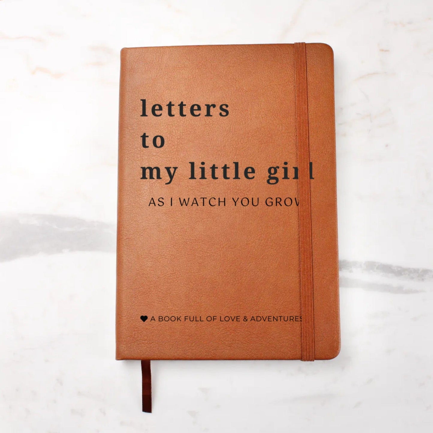 Letters To My Little Girl As I Watch You Grow - Personalized Journal, Baby or Memory Book